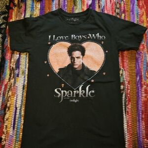 Hot Topic Black Twilight Edward Tee